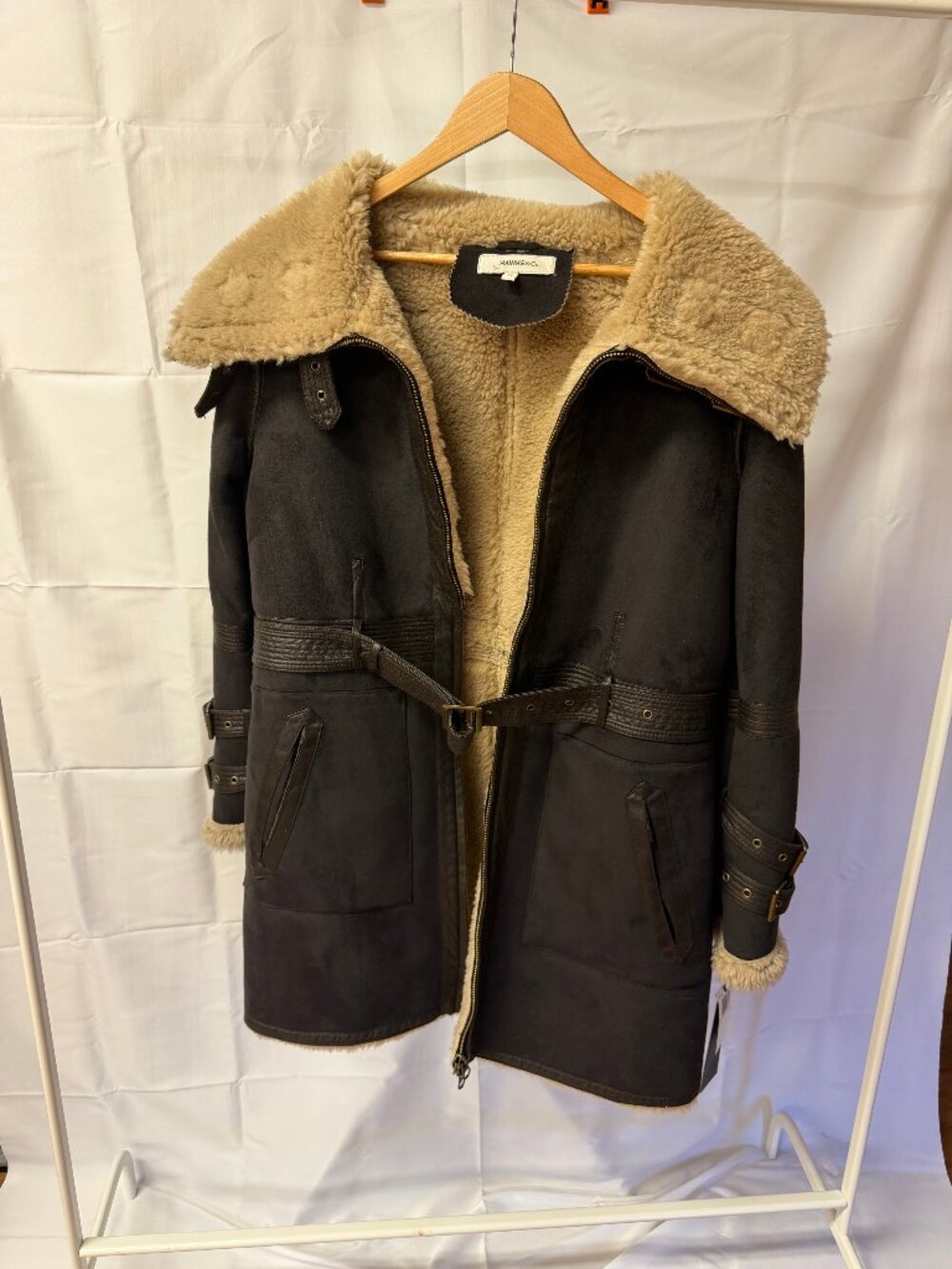 Hawke & Co. Faux Shearling Jacket NWT XL